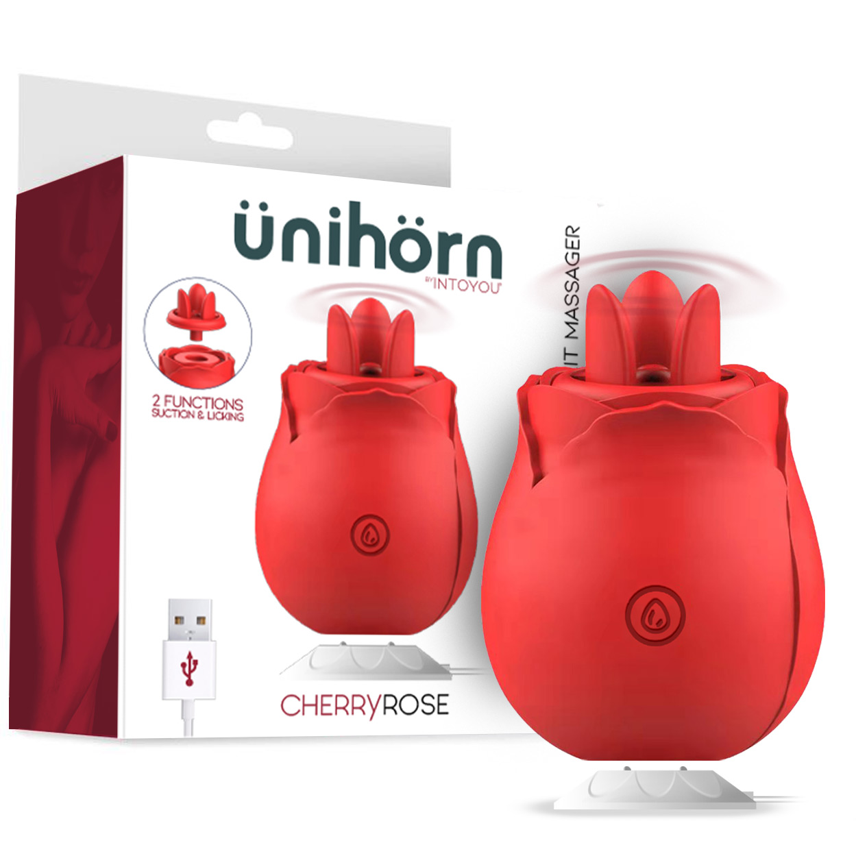 CherryRose  A double pleasure with CherryRose, the new 2 in 1 rose from Ünihörn