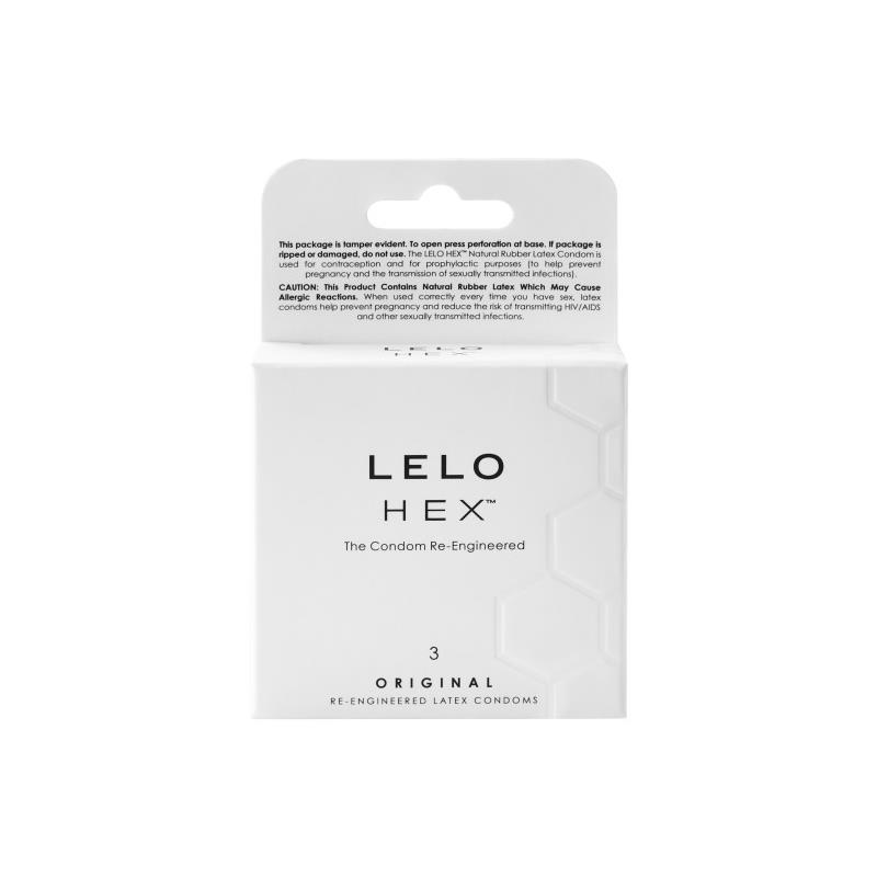 LELO HEX ORIGINAL CONDOMS 3 PACK