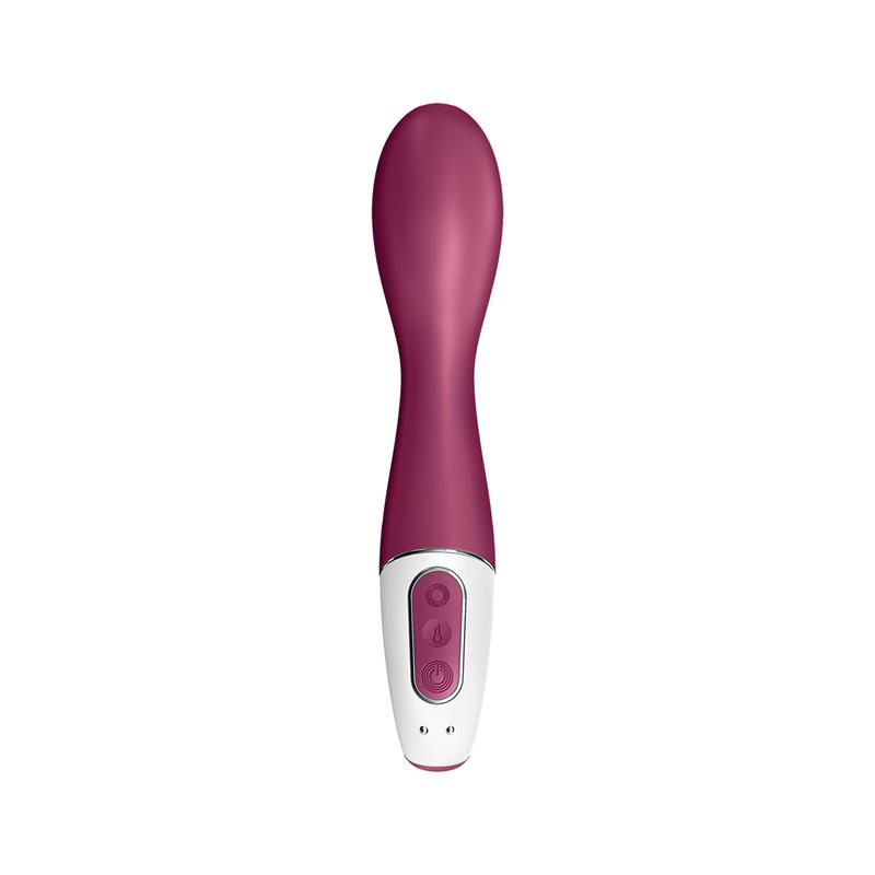 SATISFYER HOT SPOT VIBE WITH HEAT FUNCTION G-SPOT USB SILICONE